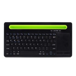 Tastatur typerCLAW BM110 HDWR / kabellose Computertastatur mit Griff für Telefon/Tablet / Bluetooth