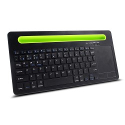 Tastatur typerCLAW BM110 HDWR / kabellose Computertastatur mit Griff für Telefon/Tablet / Bluetooth