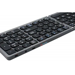 Tastatur typrCLAW BS110 HDWR / kabellose und faltbare Computertastatur / Bluetooth
