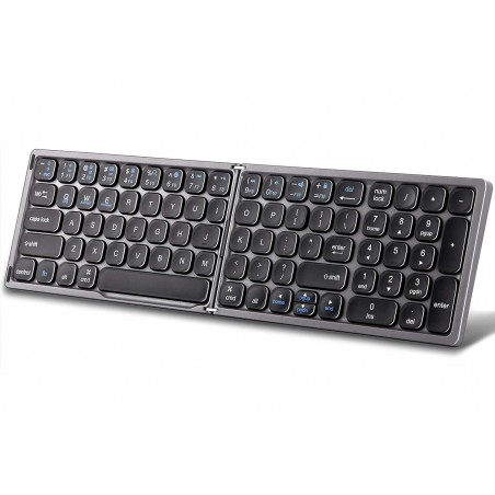 Tastatur typrCLAW BS110 HDWR / kabellose und faltbare Computertastatur / Bluetooth