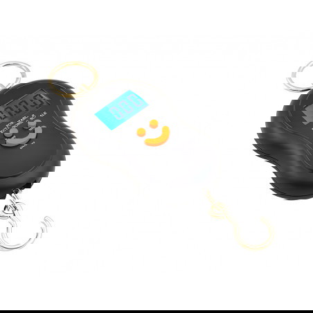 Digitale Hängewaage für Koffer, eBike, Fahrrad, Fischwaage, Angelwaage, Postwaage schwarz HDWR wagPRO-H50AC