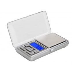 Mini Taschen Gramm Waage bis 500 g, Tragbare Taschenwaage, Feinwaage mit LCD-Display für Juwelier, HDWR wagPRO-A500GC