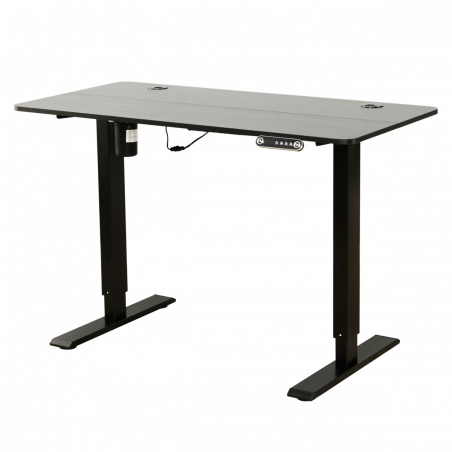 Schreibtisch mit elektrischer Höhenverstellung für Computer, Elektrischer Sitz- & Stehtisch mit Tischplatte HDWR deskTOP-21