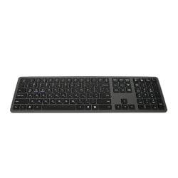 Drahtlose russische Tastatur, Russisches Keyboard, schwarz, kabellos, Bluetooth, HDWR typerCLAW-BC140GR