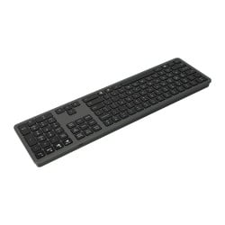 Drahtlose russische Tastatur, Russisches Keyboard, schwarz, kabellos, Bluetooth, HDWR typerCLAW-BC140GR