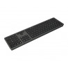 Drahtlose russische Tastatur, Russisches Keyboard, schwarz, kabellos, Bluetooth, HDWR typerCLAW-BC140GR
