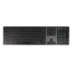 Drahtlose russische Tastatur, Russisches Keyboard, schwarz, kabellos, Bluetooth, HDWR typerCLAW-BC140GR
