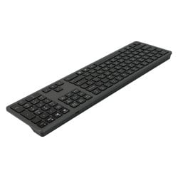 Drahtlose russische Tastatur, Russisches Keyboard, schwarz, kabellos, Bluetooth, HDWR typerCLAW-BC140GR