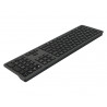 Drahtlose russische Tastatur, Russisches Keyboard, schwarz, kabellos, Bluetooth, HDWR typerCLAW-BC140GR