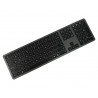 Drahtlose russische Tastatur, Russisches Keyboard, schwarz, kabellos, Bluetooth, HDWR typerCLAW-BC140GR