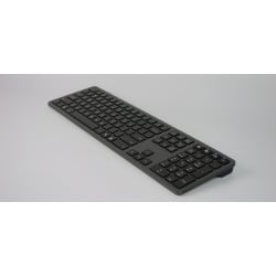 Drahtlose russische Tastatur, Russisches Keyboard, schwarz, kabellos, Bluetooth, HDWR typerCLAW-BC140GR