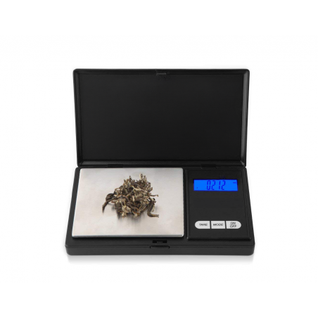 Digitale, tragbare Waage bis 500 g, Genauigkeit bis 0,01 g, Juwelierwaage und Grammwaage HDWR wagPRO-A500GB