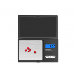 Digitale, tragbare Waage bis 500 g, Genauigkeit bis 0,01 g, Juwelierwaage und Grammwaage HDWR wagPRO-A500GB