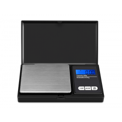 Digitale, tragbare Waage bis 500 g, Genauigkeit bis 0,01 g, Juwelierwaage und Grammwaage HDWR wagPRO-A500GB