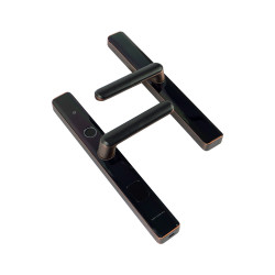 Türschloss, Tastaturschloss mit Griff, Fingerabdruck, Riegelschloss, Karte, Schlüssel, Code-Entriegelung, HDWR SecureEntry-HL100