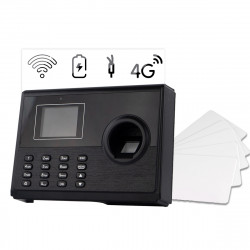 Set Zeiterfassungssystem TimeLok-400NWEPBI4G + 10 Stück RFID Näherungskarte 13,56 MHz HD-RWC02-10