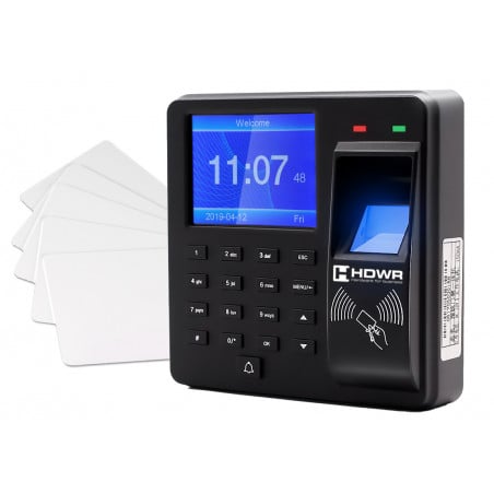 Set - Zeiterfassung HDWR CTR10 + RFID-Näherungskarte HD-RWC01-15