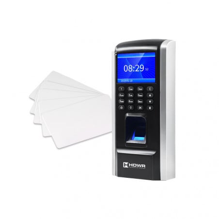 Set - Arbeitszeiterfassung HDWR CTR12 + 15 Stück RFID-Näherungskarte HD-RWC01-15