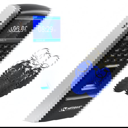 Set - Arbeitszeiterfassung HDWR CTR12 + 15 Stück Schlüsselanhänger HD-RKF07-15