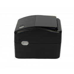 Schräge Rückansicht des Etikettendruckers OPrint-XD200N