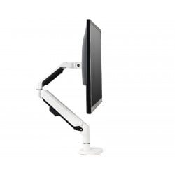 Monitorhalterung SolidHand-BG01BW – Seitenansicht mit montiertem Monitor