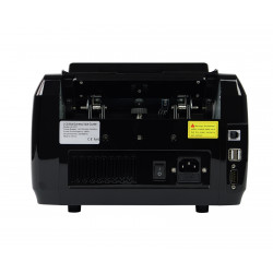 Seitenansicht des Geräts FiscalFlow-2012 mit geöffnetem Einzug