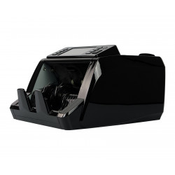 Rückseite des Banknotenzählers FiscalFlow-2012 mit Anschlüssen