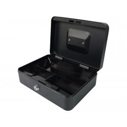 Geldkassette HD-CB15 mit verschlossenem Schloss – Perspektive von oben