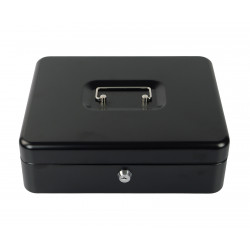 Verschlossene Geldkassette HD-CB30-9 mit Schloss – Draufsicht