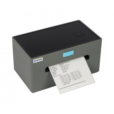 Seitenansicht des kompakten Thermodruckers OPrint-XA200