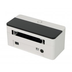 Etikettendrucker OPrint-XC200W – Rückansicht mit Anschlussmöglichkeiten