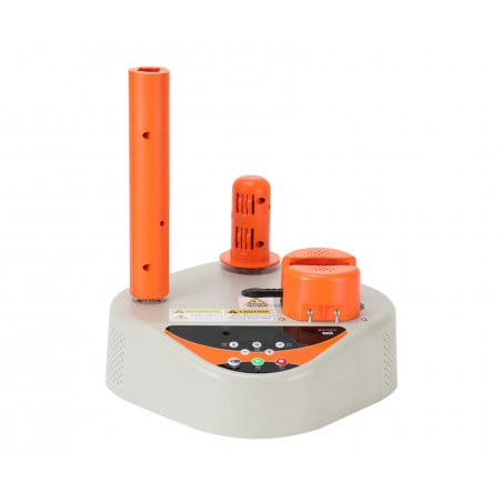 Luftkissenmaschine AirPack-100 mit Rollenführung – Vorderansicht