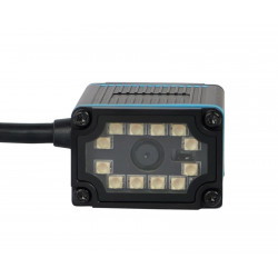 HDWR QR-Code-Scanner HD650 – Seitenansicht mit Sicht auf Beleuchtung und Kamera