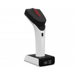 Rückansicht des kabellosen Scanners HD8100-RF