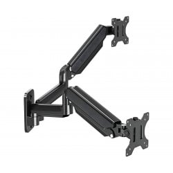 Doppelarm-Wandhalterung SolidHand-CS02U – seitliche Ansicht