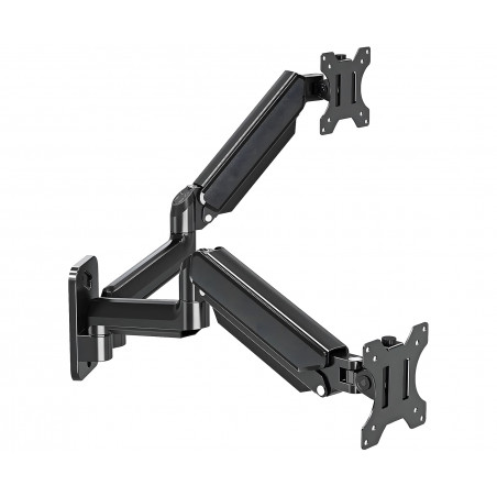 Doppelarm-Wandhalterung SolidHand-CS02U – seitliche Ansicht