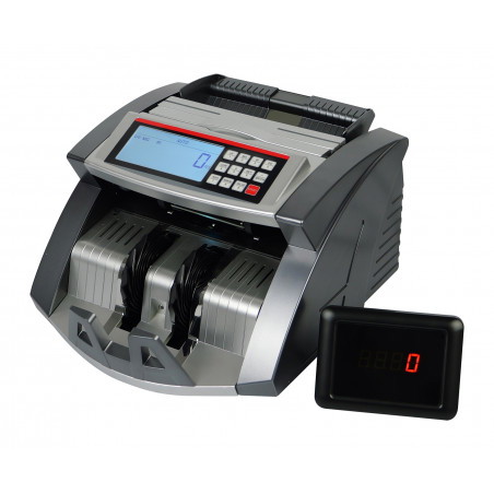 Banknotenzählmaschine FiscalFlow-2010 mit externem Display