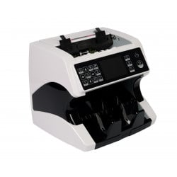 Rechte Seitenansicht der Banknotenzählmaschine FiscalFlow-5012