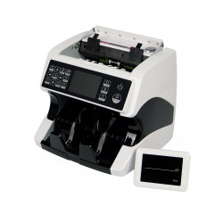 Banknotenzählmaschine FiscalFlow-5012 mit externem Display und Touchpanel