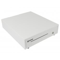Kassenschublade HDWR HD-KER35W seitliche Ansicht mit Schlüssel