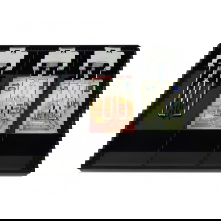 InsertTill-250 Geldablage mit Banknoten und Münzen bestückt, Vorderansicht