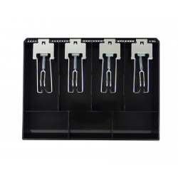 Münz- und Banknoten-Organizer für Kassenschublade – Draufsicht