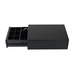 Münzeinsatz separat neben der Kassenschublade SecureTill-208F dargestellt