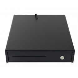 Kassenschublade SecureTill-335F von vorne mit geschlossenem Schloss