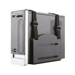 Computergehäuse sicher an der Wand montiert mit SolidHand-PC02W