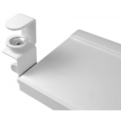 Weiße Tastaturhalterung HDWR SolidHand-KT08W für den Schreibtisch