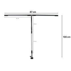 Schreibtischlampe mit Fernbedienung zur Lichtregelung, 2700K-6000K, Zeichenlampe, HDWR LumixDesk-16