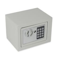 Elektronischer PIN-Tresor SecureBox-20 – Vorderansicht schräg