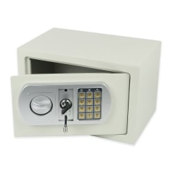 Safe mit Zahlencode und zwei Schlüsseln für zusätzliche Sicherheit