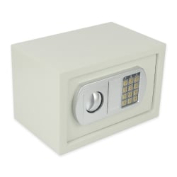 Kompakter Safe mit elektronischem Schloss und mechanischer Notöffnung